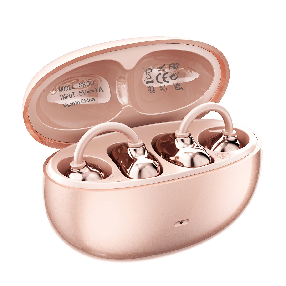 INSONIXN Open Ear Clip Wireless Bluetooth Earbuds With Microphone
