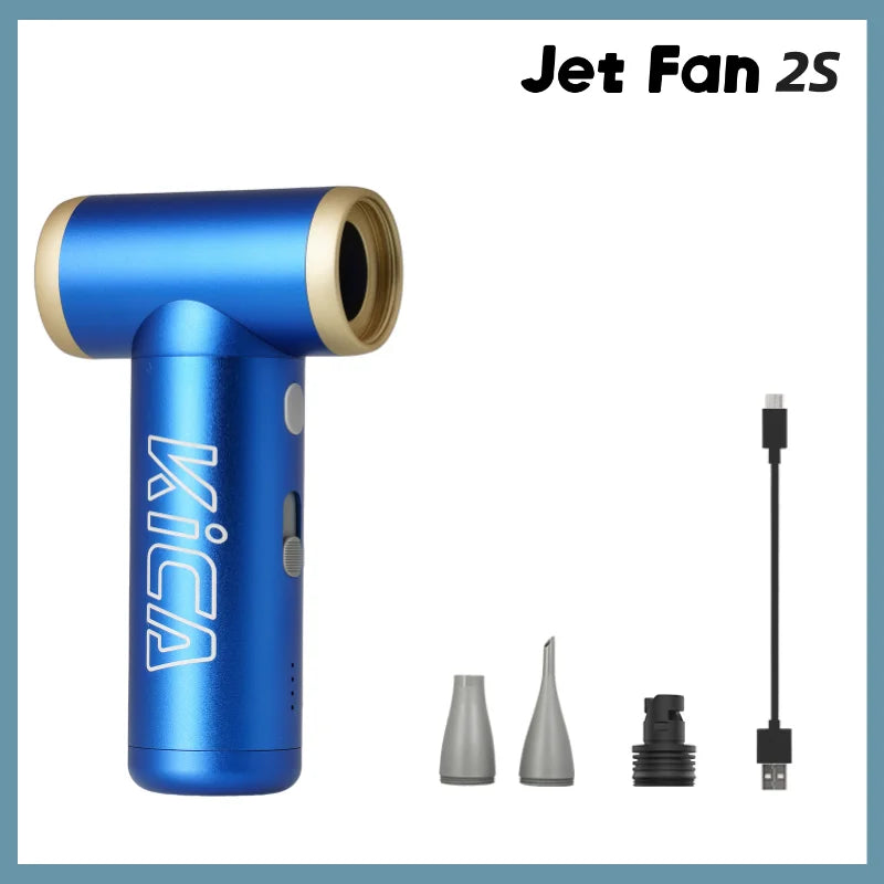 KiCA JetFan 2S Rechargeable Portable Air Blower for Outdoor Use