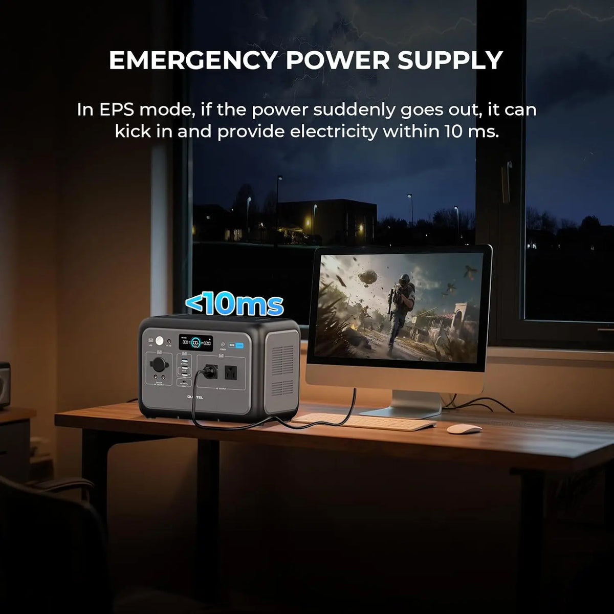 OUKITEL P800E Portable Power Station for Home Backup and Camping