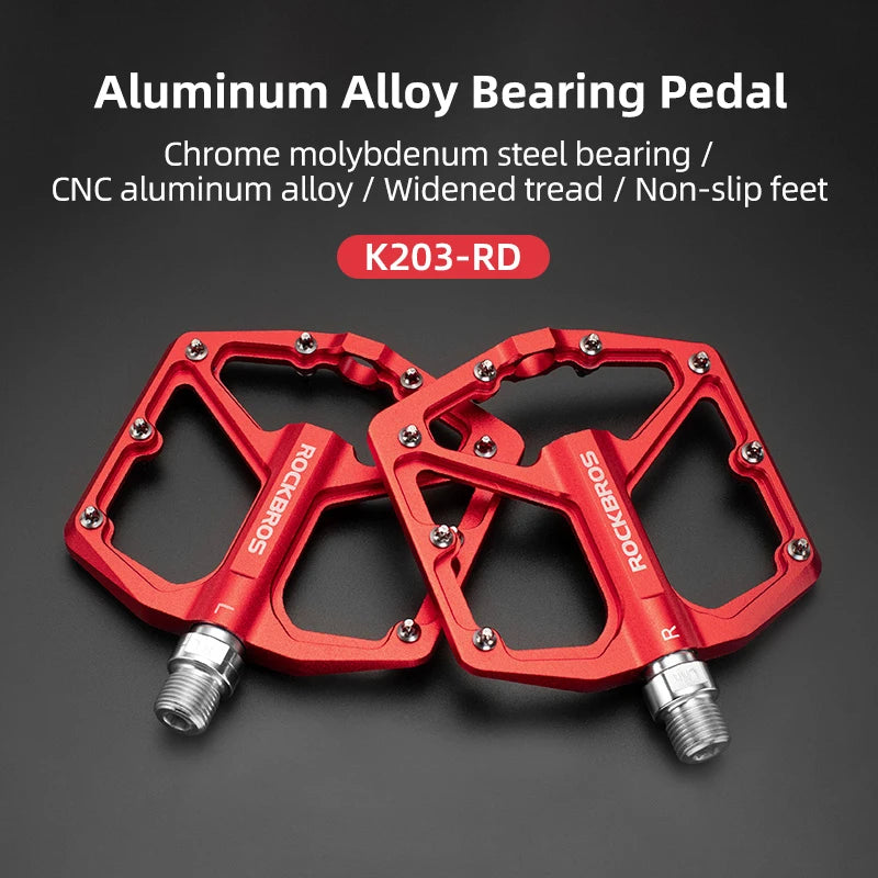 ROCKBROS Ultralight Aluminum Alloy Bike Pedals With Sealed Bearings
