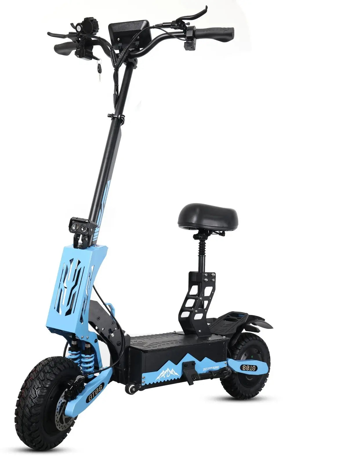 Arwibon 5600W Dual Motor Off Road Electric Scooter With Seat