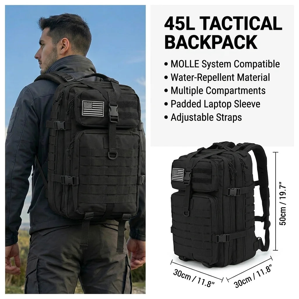 ReFire Gear Tactical Hiking Backpack For Outdoor Travel