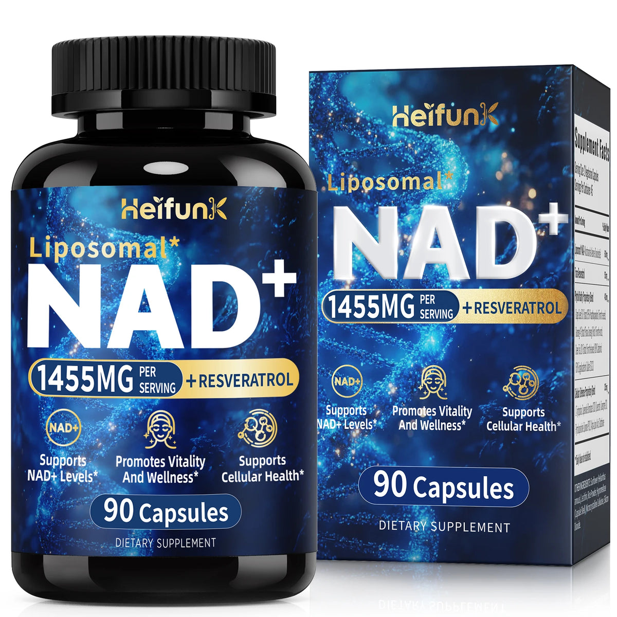 BIYODE Liposomal NAD Plus Supplement For Cellular Health Support