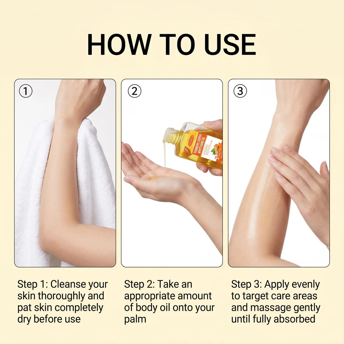 WEST MONTH Turmeric Body Oil For Brighter Even Looking Skin