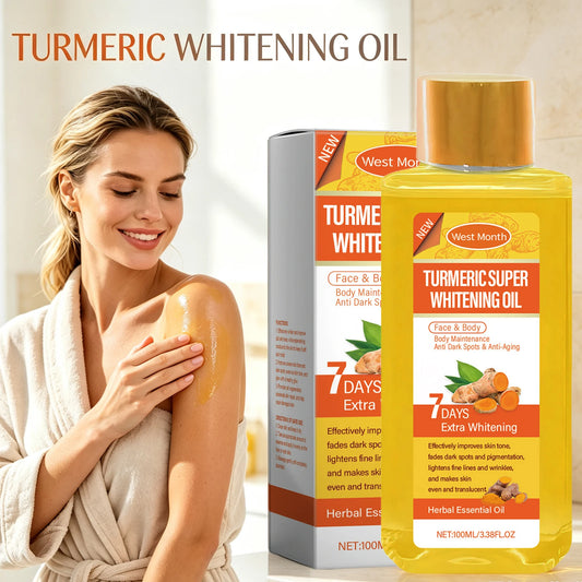 WEST MONTH Turmeric Body Oil For Brighter Even Looking Skin