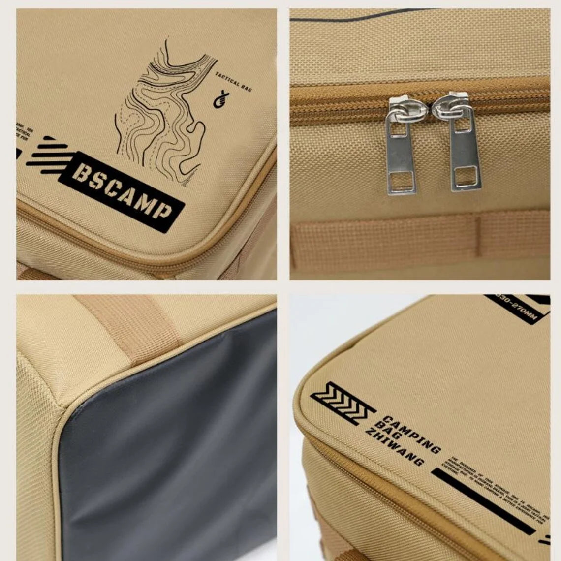 Heavy Duty Camping Storage Organizer For Cookware And Outdoor Gear