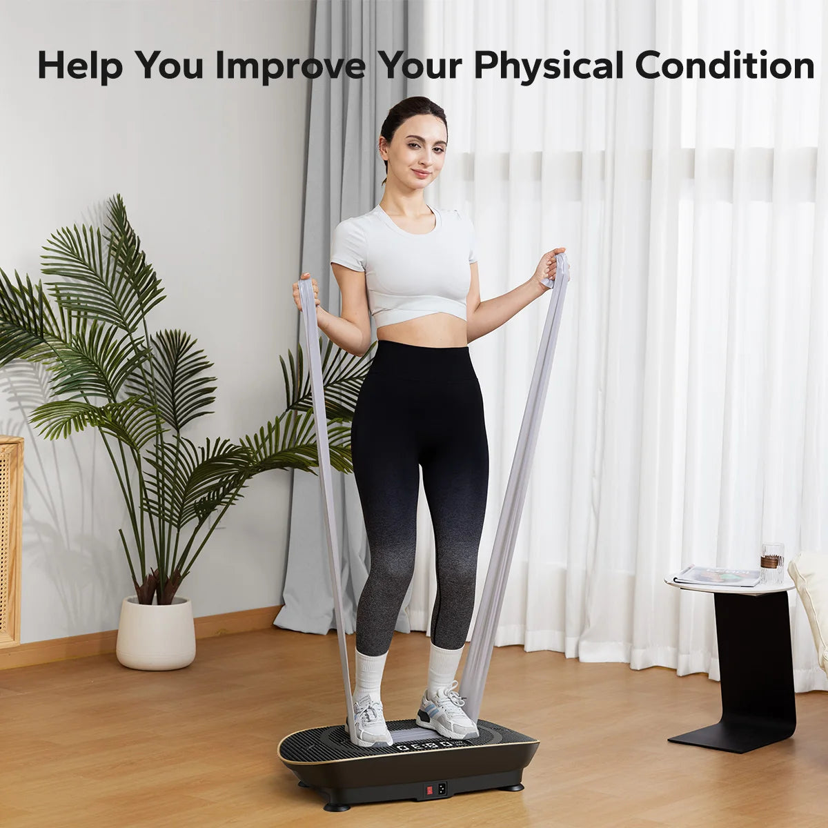 MERACH Vibration Plate Exercise Machine for Whole Body Fitness