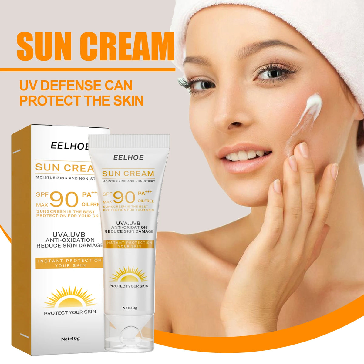 Eelhoe Protective Sunscreen Cream For Daily UV Defense