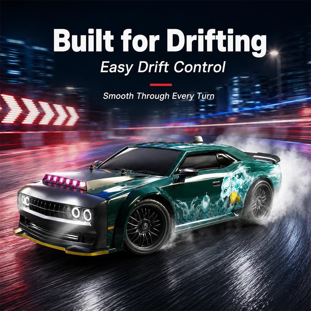 ZNLYRION Brushless 4WD RC Drift Racing Car With LED Lights