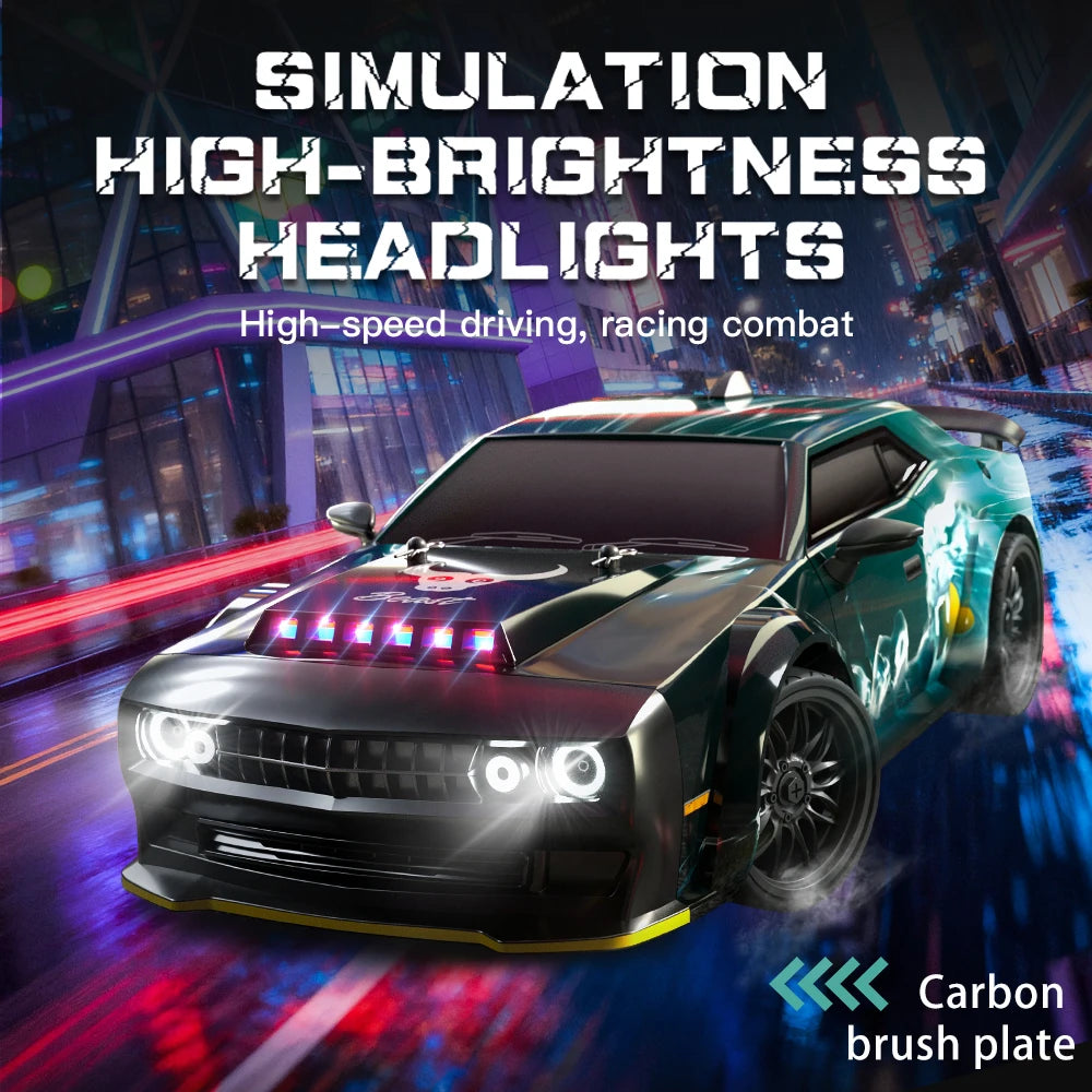 ZNLYRION Brushless 4WD RC Drift Racing Car With LED Lights