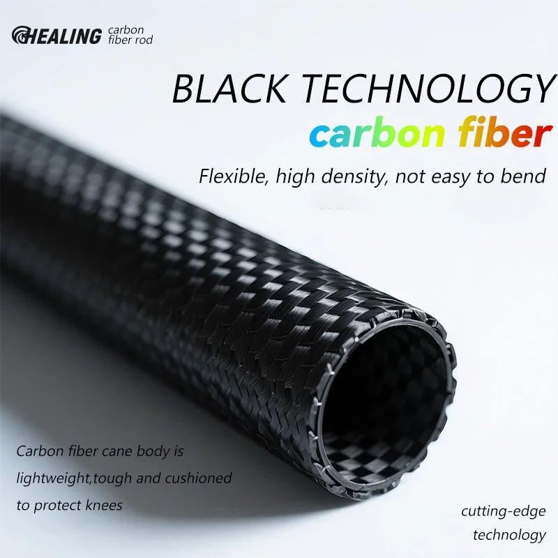 OKHEALING Carbon Fiber Folding Trekking Poles for Hiking and Travel