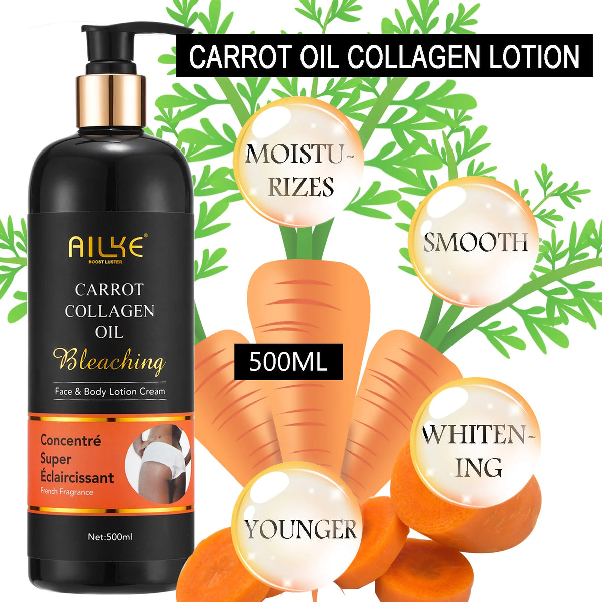 AILKE Collagen Skincare Set For Brightening And Even Skin Tone