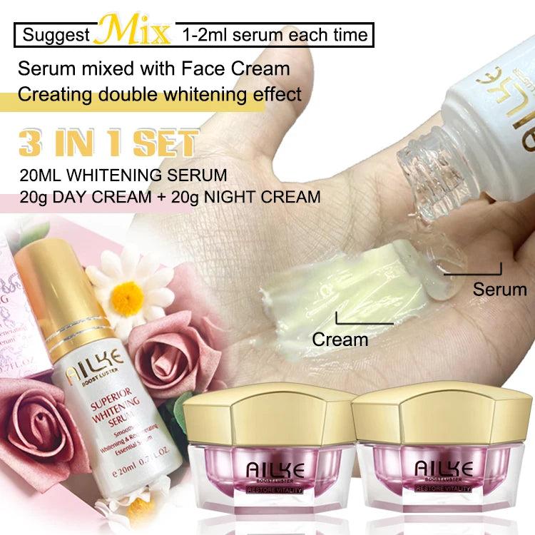 AILKE Brightening Facial Cream For Even Tone And Moisturized Skin