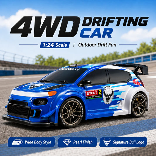 ZNLYRION 4WD RC Drift Car With LED Lights Remote Control