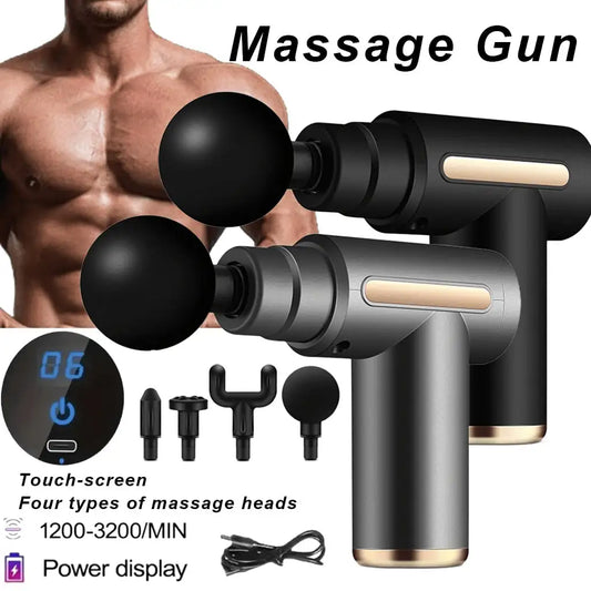 Portable Electric Muscle Massage Gun For Post Workout Relief