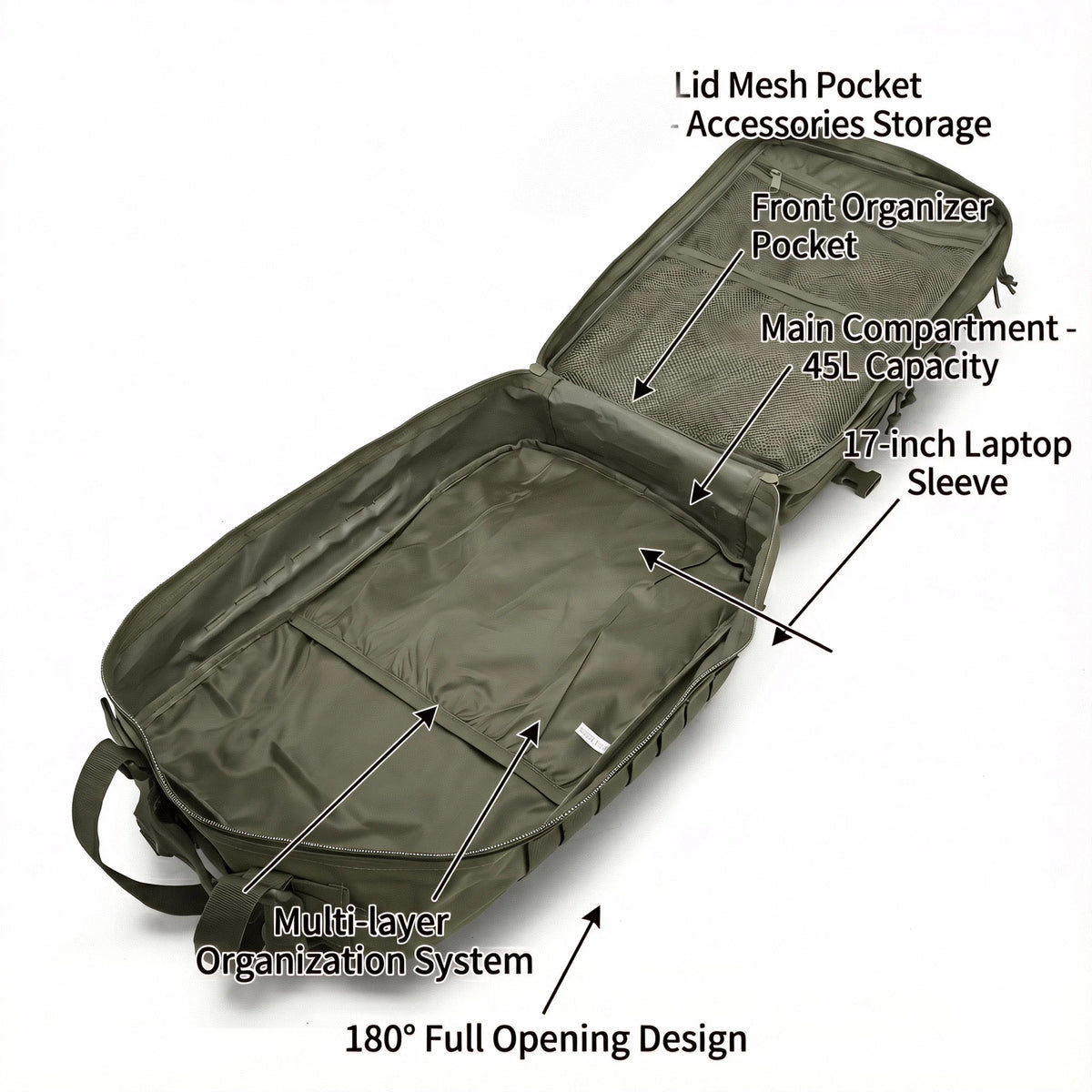 ReFire Gear Tactical Hiking Backpack For Outdoor Travel