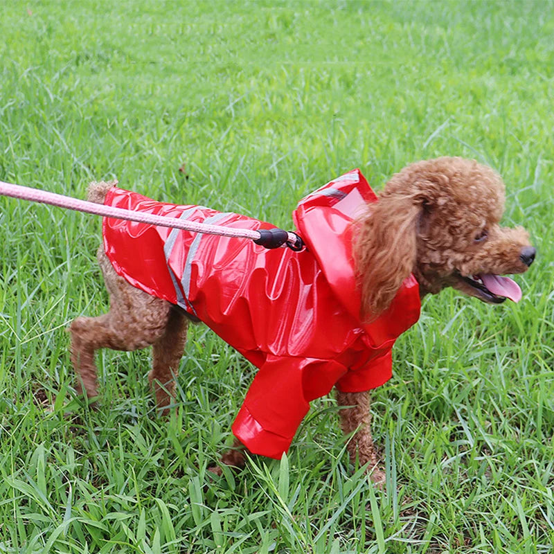 Waterproof Reflective Raincoat For Dogs And Cats Outdoor Pet Coat