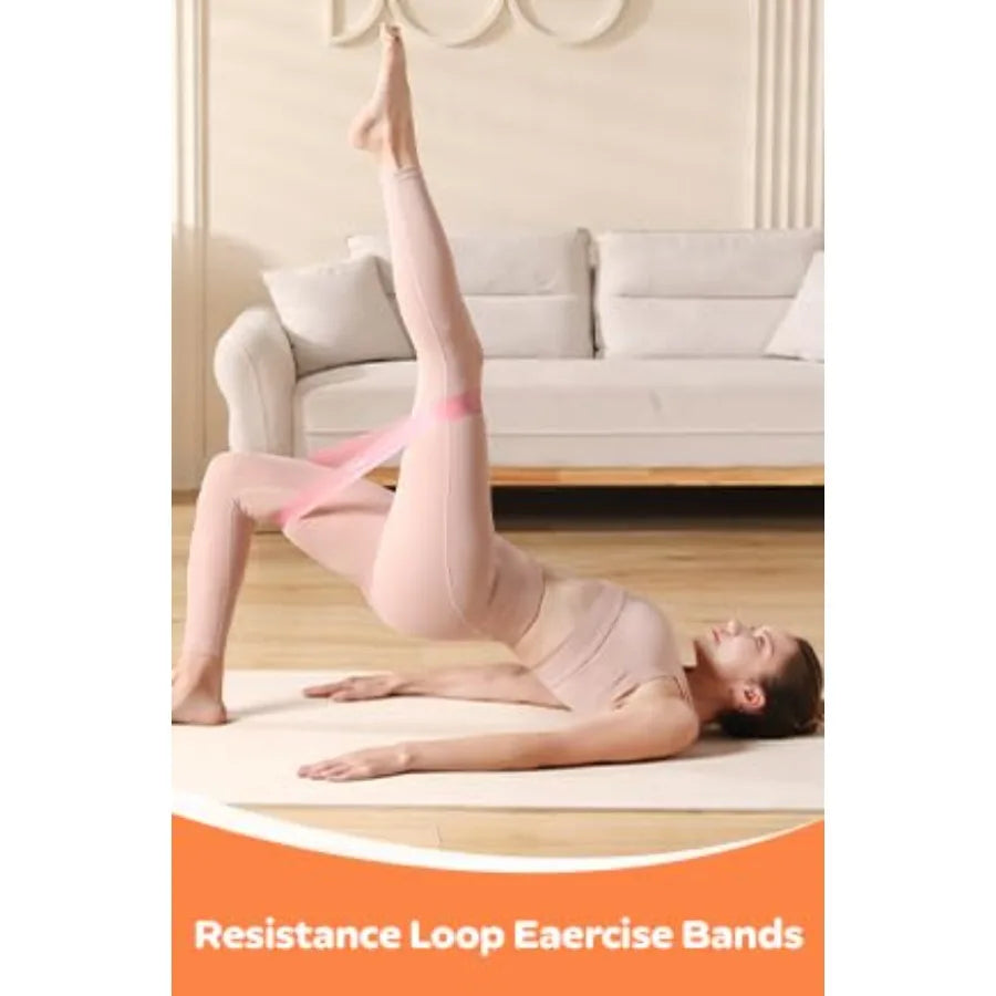 Pilates Kit With Mini Ball Yoga Rings And Resistance Bands