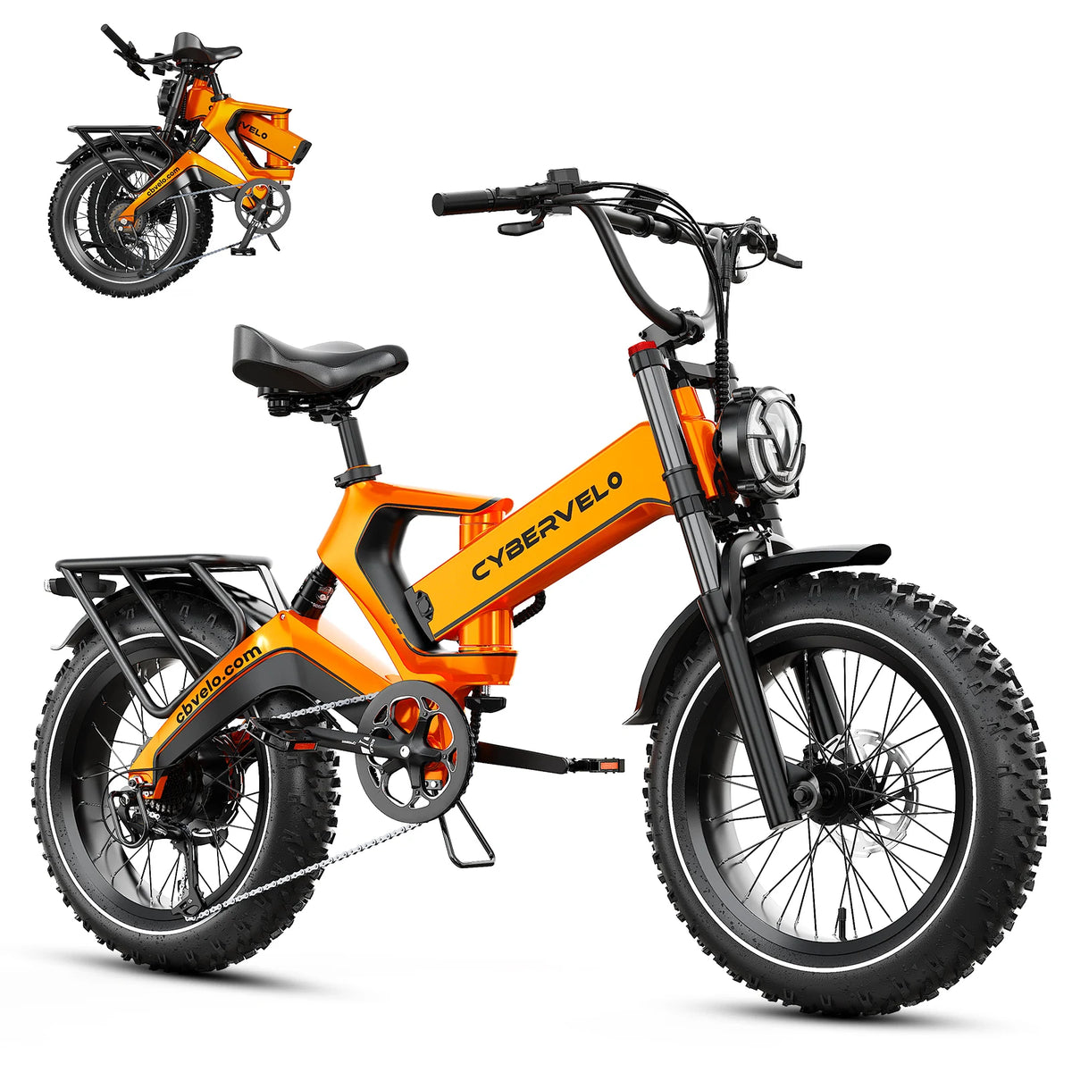 CBVELO EK6 2.0 Folding Electric Bike For Off Road Commuting