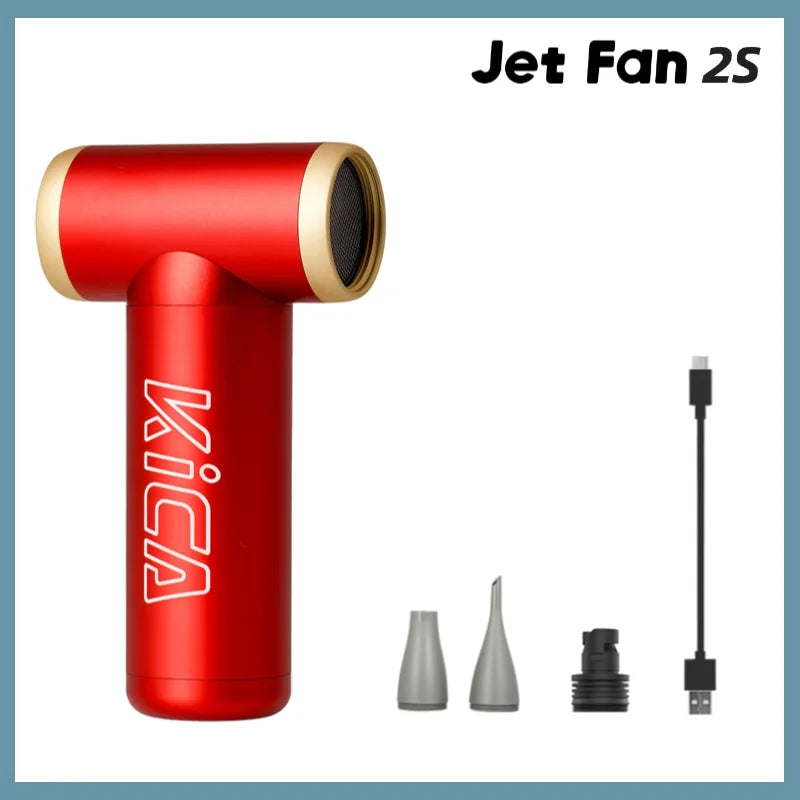KiCA JetFan 2S Rechargeable Portable Air Blower for Outdoor Use
