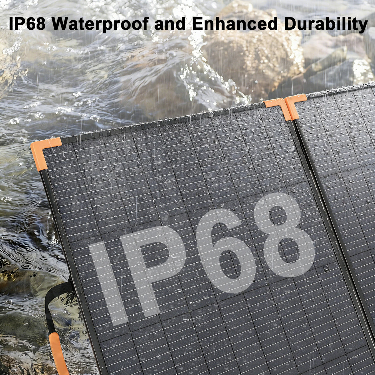 MHPOWOS 400W Bifacial Foldable Solar Panel for Portable Power Stations