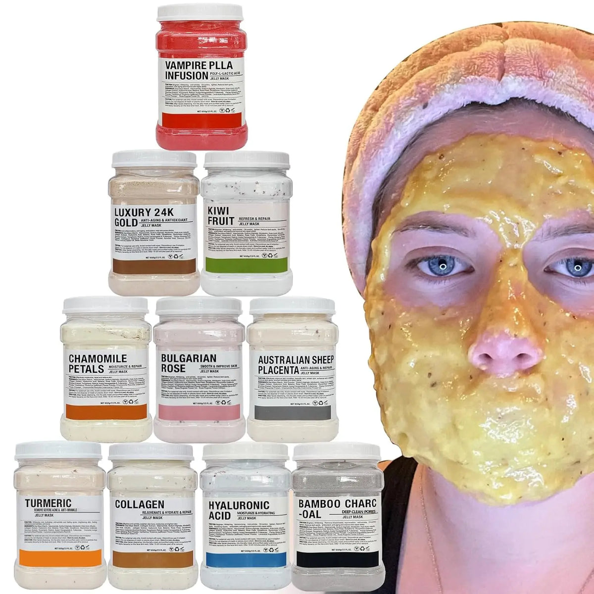 YMEYFAN Professional Jelly Mask Powder For Hydrating Facial Care