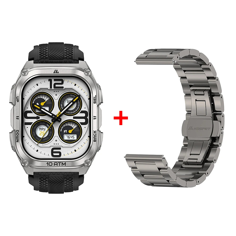KOSPET Tank M4 Smartwatch With GPS And Health Monitoring