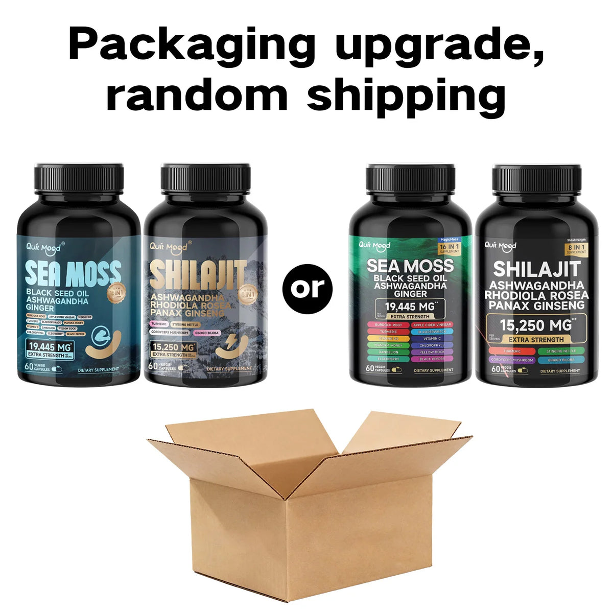 Sea Moss And Shilajit Vitality Support Supplement Bundle