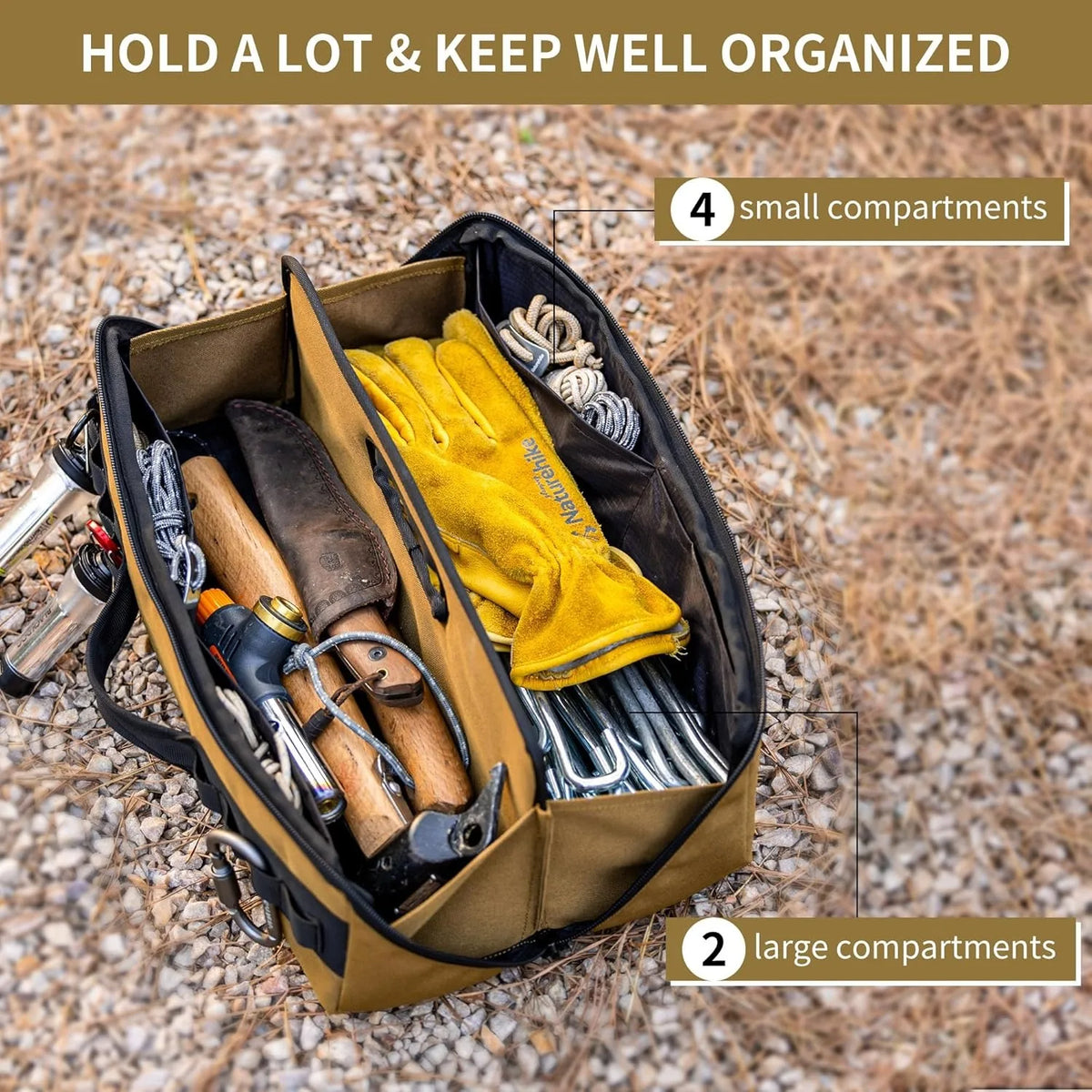 Naturehike Multifunctional Camping Tool Storage Bag for Outdoor Use