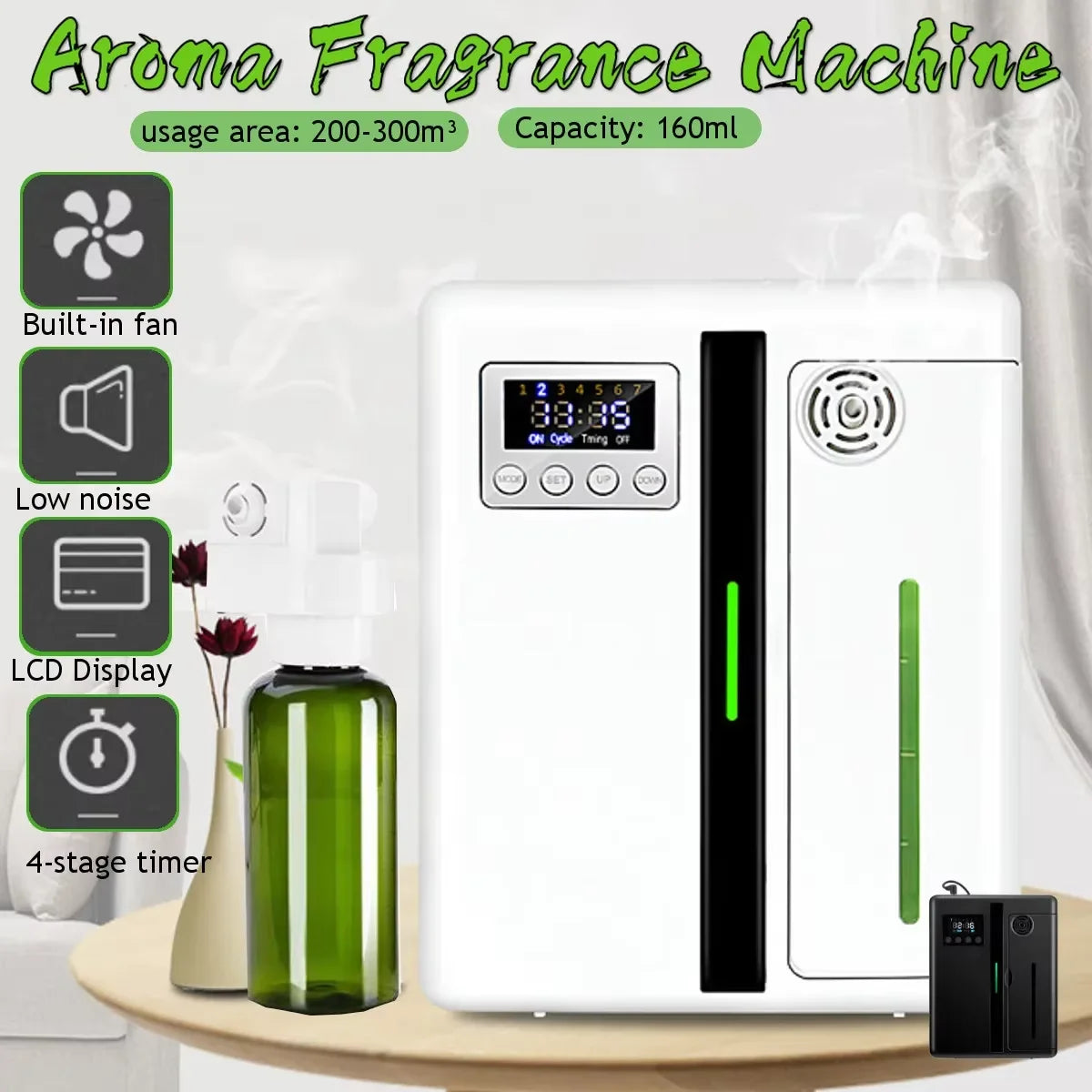 NAMSTE Bluetooth Wall Hanging Aroma Diffuser for Home Fragrance