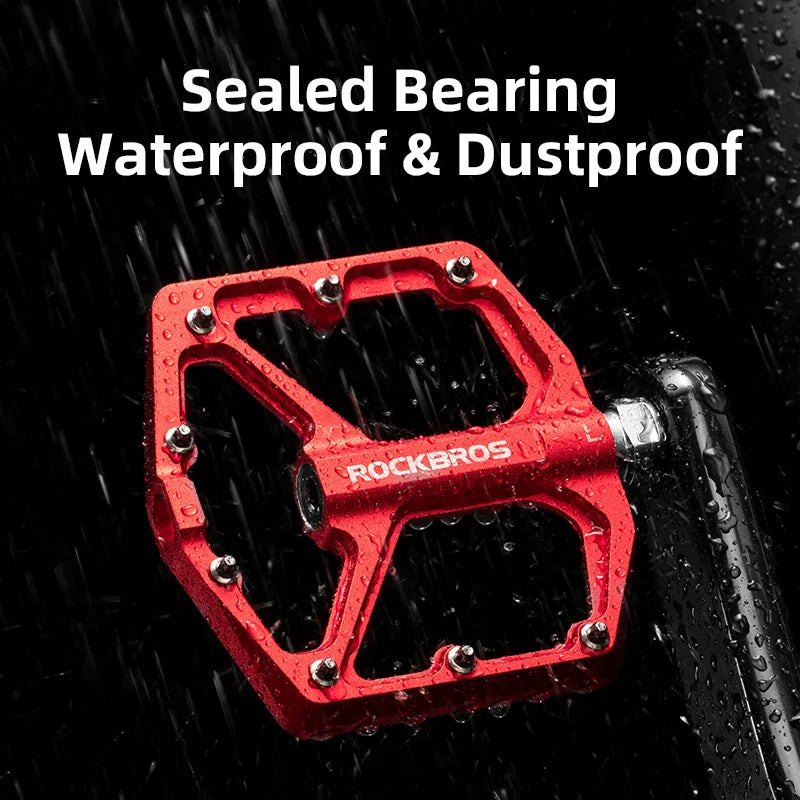 ROCKBROS Ultralight Aluminum Alloy Bike Pedals With Sealed Bearings