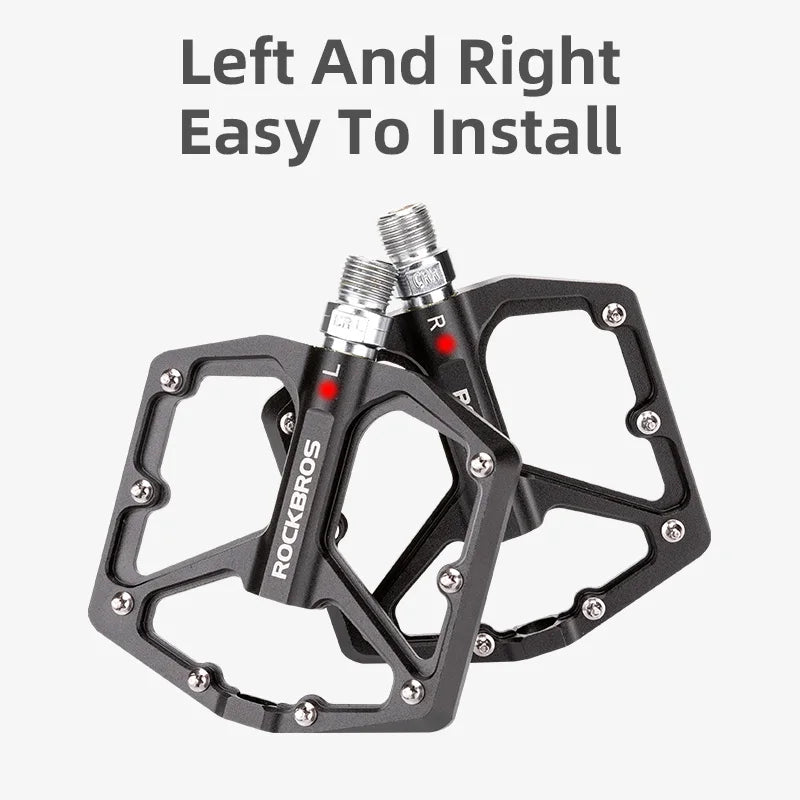 ROCKBROS Ultralight Aluminum Alloy Bike Pedals With Sealed Bearings