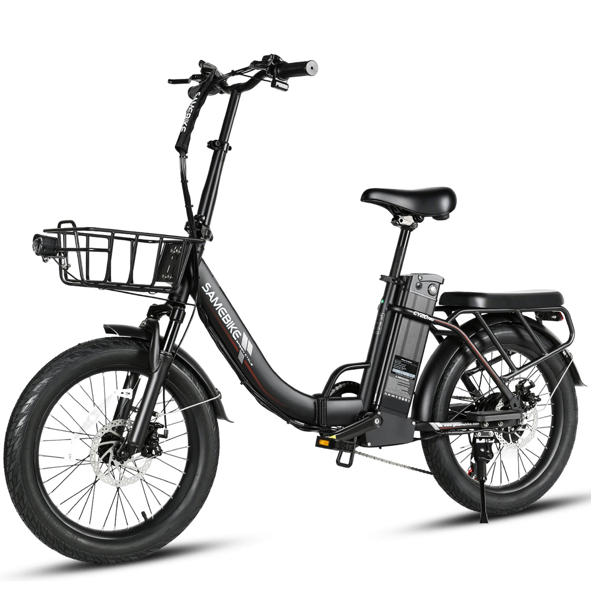 SAMEBIKE CY20Pro Foldable Electric Bike With Dual Suspension