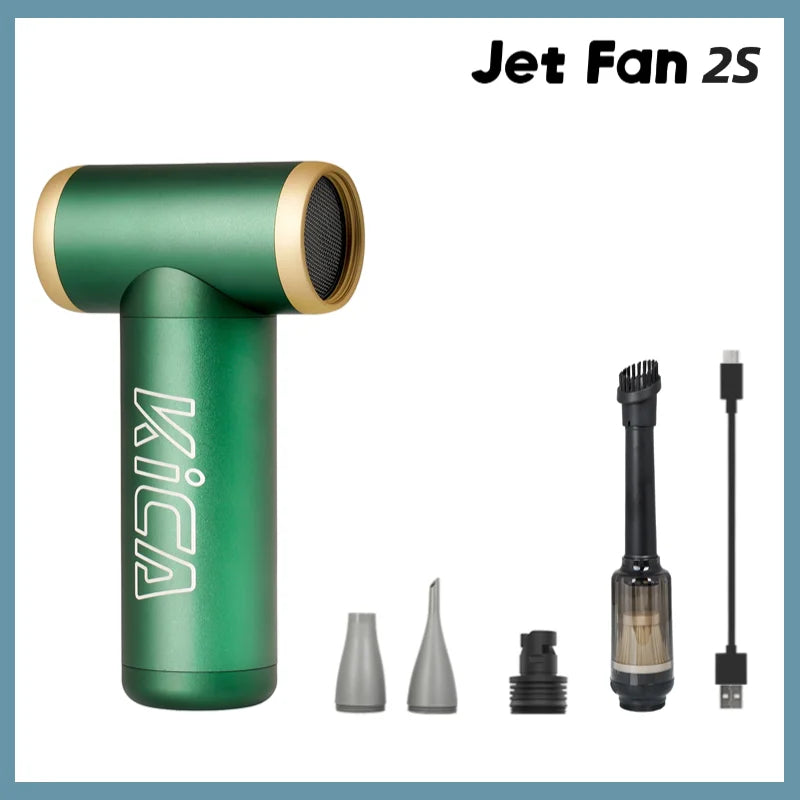 KiCA JetFan 2S Rechargeable Portable Air Blower for Outdoor Use
