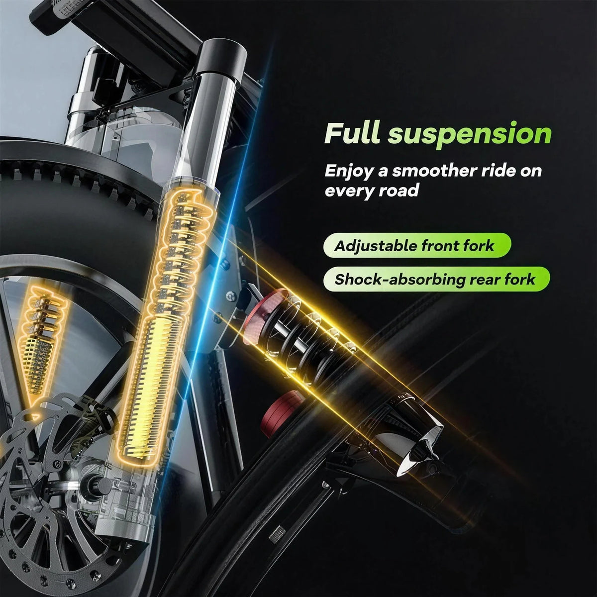 Cybervelo EK11 Electric Fat Tire All Terrain Electric Bike