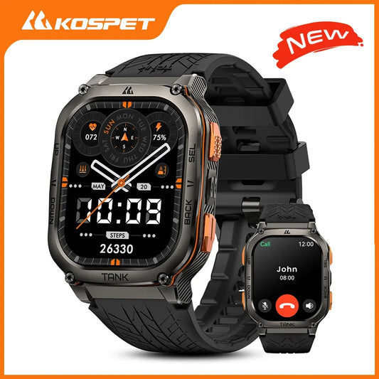 KOSPET Tank M3 Ultra GPS Smartwatch Bluetooth Calling Health Tracking