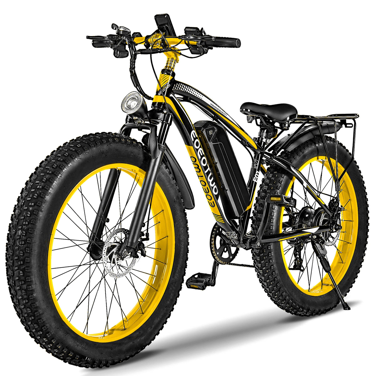 EOEOTWO Electric Mountain Bike With Removable Battery And Disc Brakes
