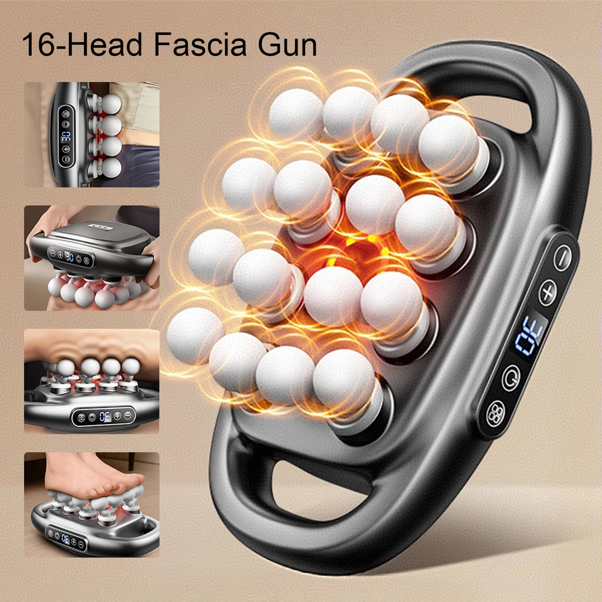 Foreverlily High Frequency Percussion Massage Gun For Muscle Relief