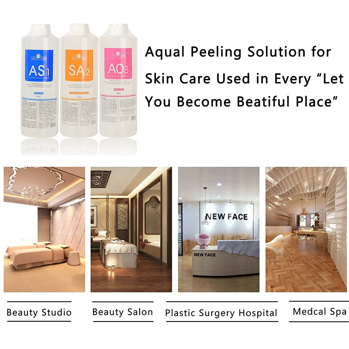 YMEYFAN Hydra Facial Aqua Peel Skin Care Solution Set