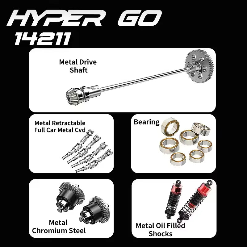 Mjx Hyper Go 14211 Brushless Rc Short Truck Remote Control