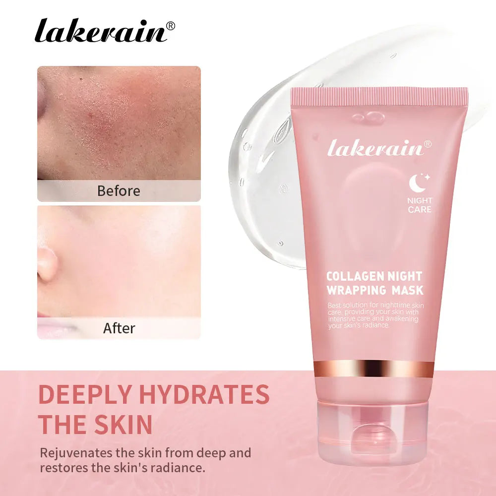 Ibcccndc Collagen Overnight Wrapping Peel Off Facial Mask Hydration
