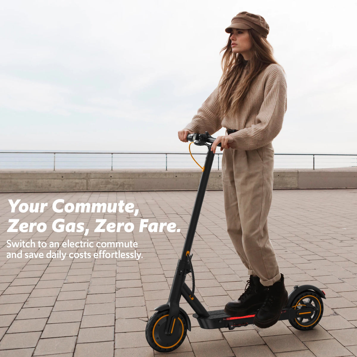 Osboo Foldable Electric Scooter With App Control And Extended Range