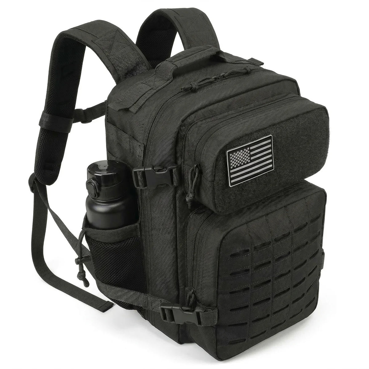 ReFire Gear Tactical MOLLE Hiking Backpack With Dual Cup Holders