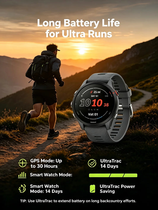 Garmin Forerunner 255 Sports Smartwatch With Calorie And Step Tracking