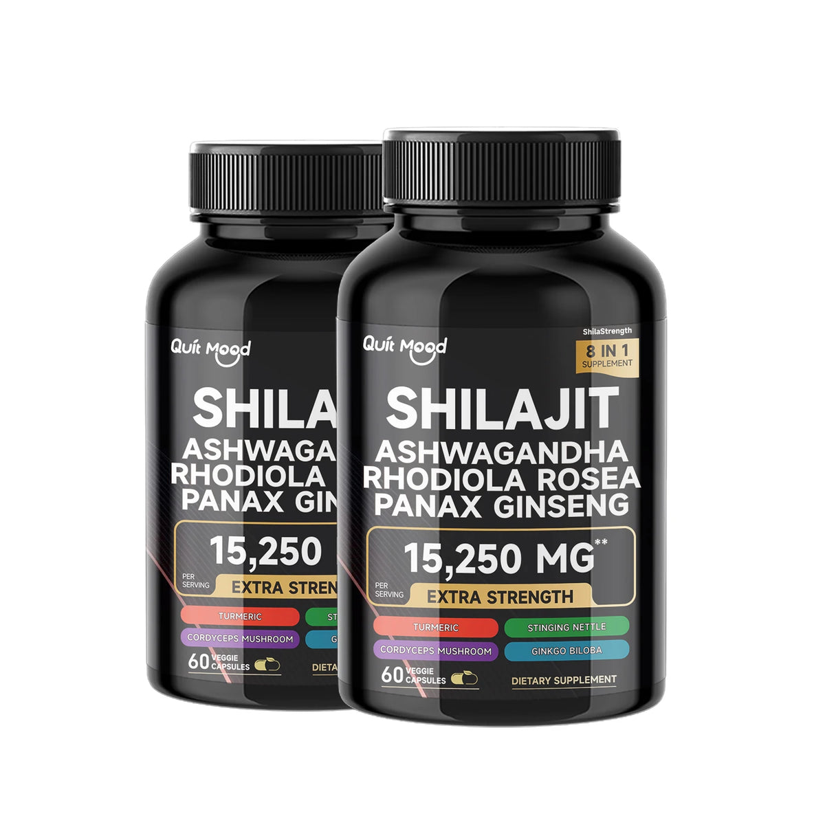 Quit Mood Shilajit With Ginseng Ashwagandha Rhodiola And Turmeric