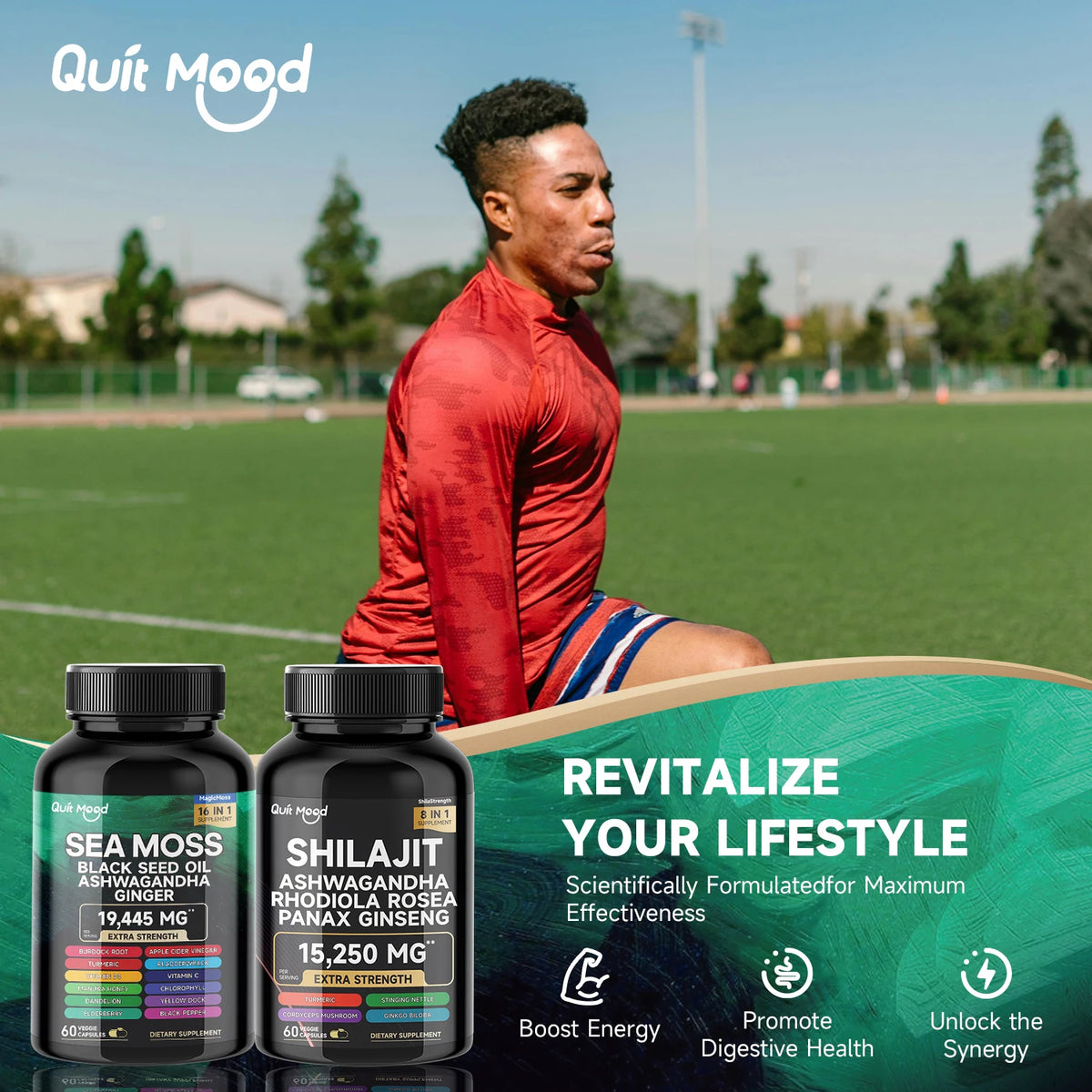Sea Moss And Shilajit Vitality Support Supplement Bundle
