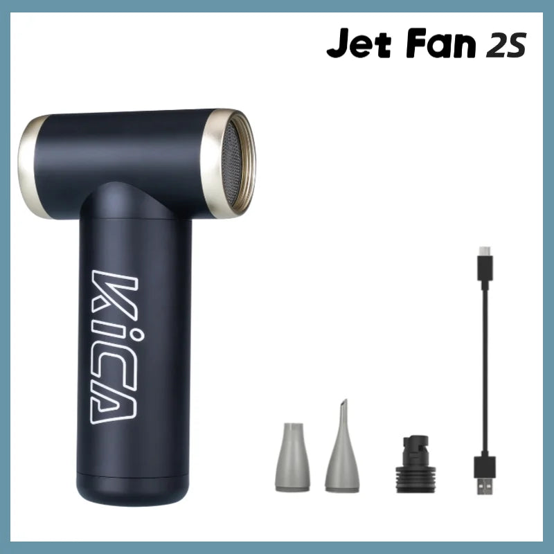 KiCA JetFan 2S Rechargeable Portable Air Blower for Outdoor Use