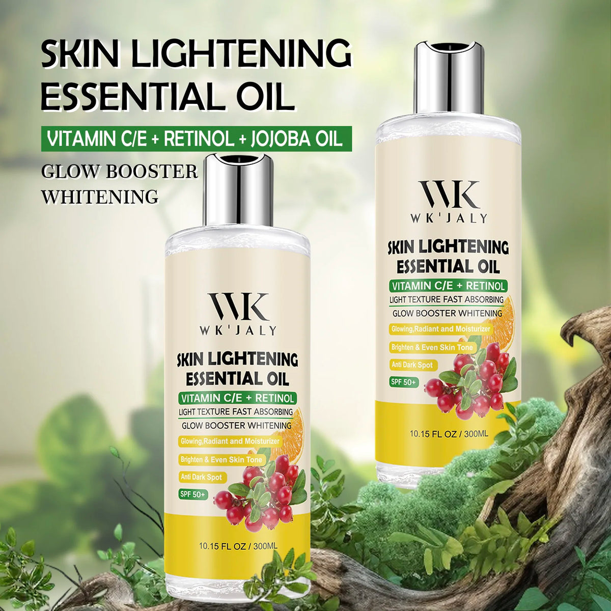 WK JALY Brightening Body Oil For Moisturized Smooth Looking Skin