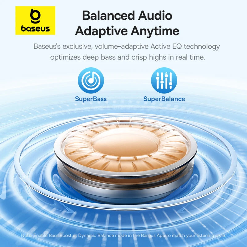 Baseus Bass BP1 Pro Noise Cancelling Wireless Earbuds With LDAC