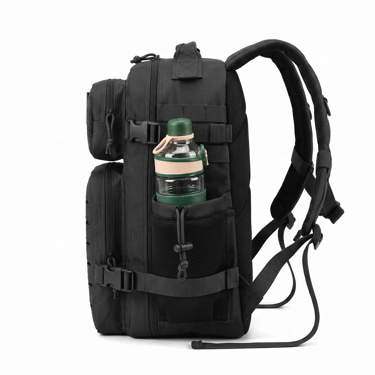 ReFire Gear Tactical MOLLE Hiking Backpack With Dual Cup Holders